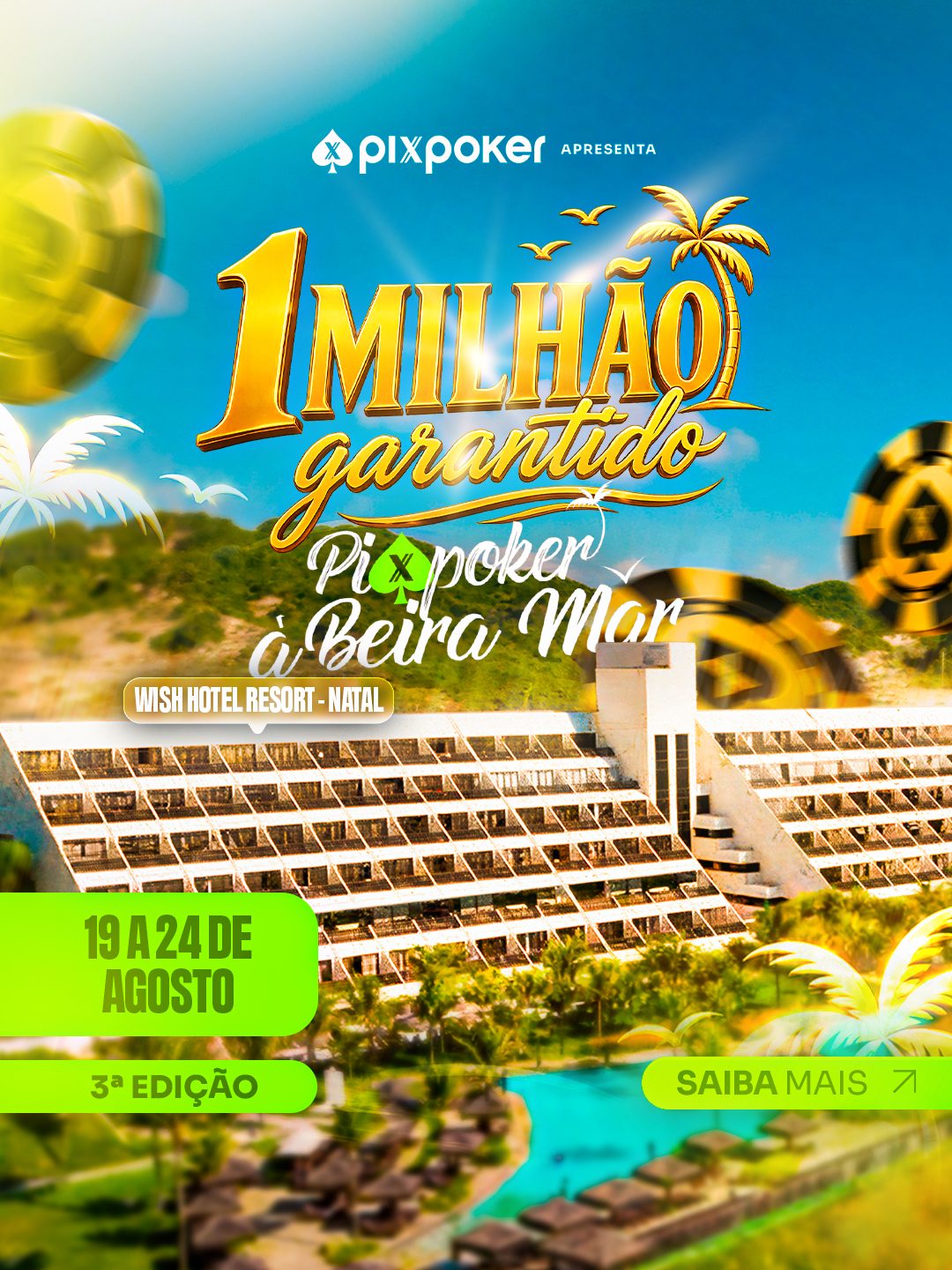 Wish Hotel Resort, Natal — PixPoker à Beira Mar